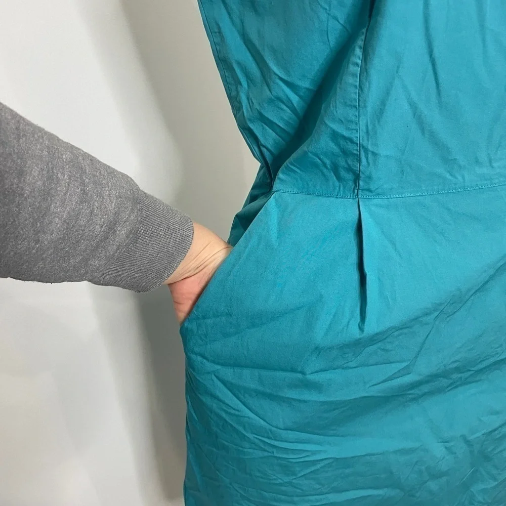 Uniqlo Turquoise Sleeveless Dress with Pockets - Picture 5 of 8